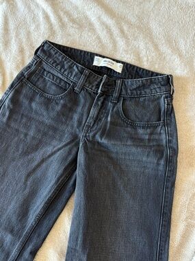 Hollister Black Low-Rise Baggy Jeans